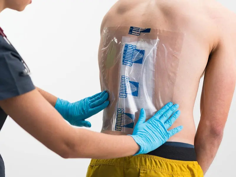 Shower Shield 10x12 in Large Waterproof Wound Dressing Cover (7 Pack)